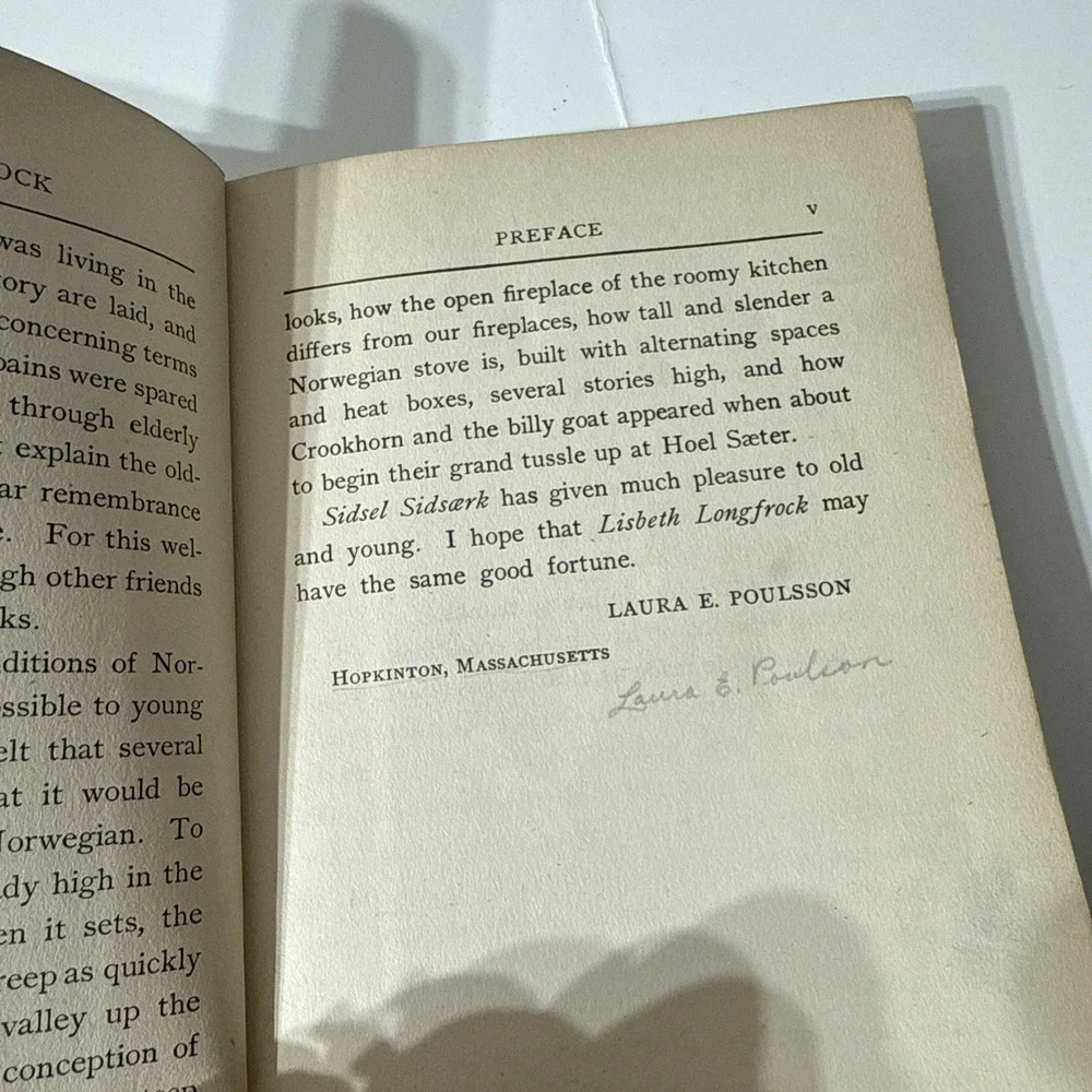 Lisbeth Longfrock Laura E. Poulsson Hans Aanrud - 1907 Illustrated HC Ginn & Co.